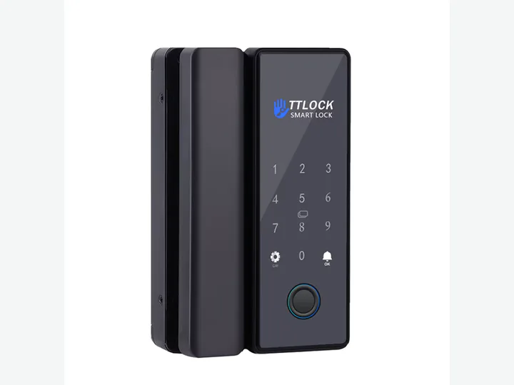 TTLOCK APP Fingerprint Lock Blue Tooth Smart Glass Door Lock Biometric...