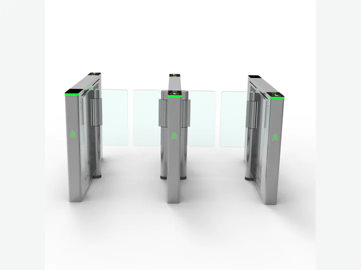 Ultra-thin 304 Stainless Steel Chassis Acrylic Wing Swing Luxury Speed Gate...