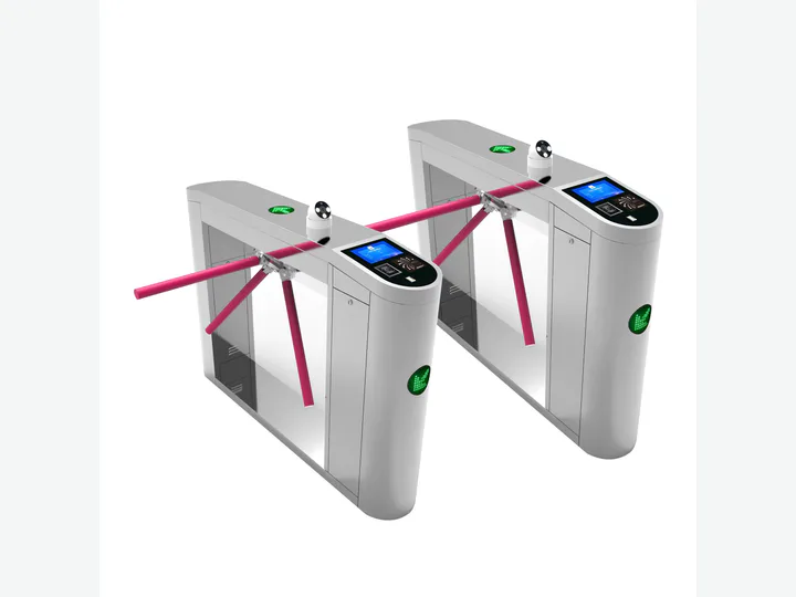 Biometric 304 Stainless Steel Automatic Tripod Turnstile Gate with Facial...