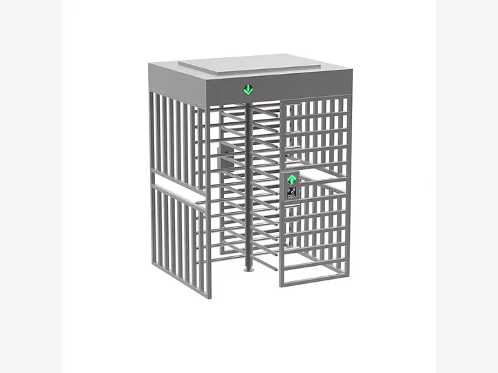 Full Height Anti-Vandalism Revolving Turnstile Cross-Design Prison Security...